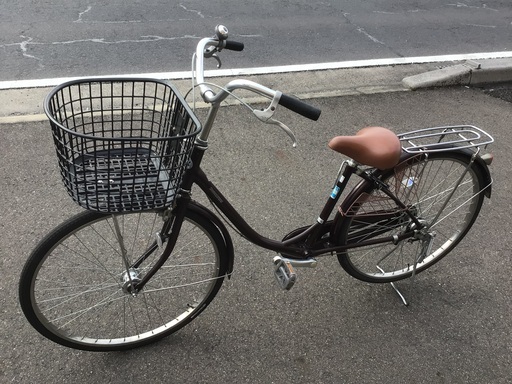 BS ママチャリ茶色26インチ整備済中古自転車