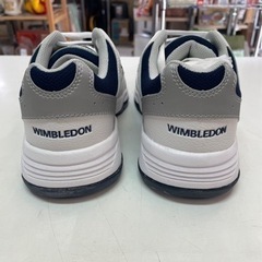 A) ASAHI  アサヒ WIMBLEDON  ウィンブルドン　テニスシューズ スニーカー サイズ 24.5cm  白 ホワイト 未使用 ③の画像