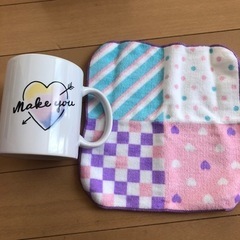 ミニタオル付きマグカップの画像
