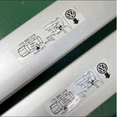 値下げ　VW トゥーラン 純正 キャリングロッド 1T0 860 019 純正オプション キャリアベース フォルクスワーゲン Touran2003年〜初代モデル専用の画像
