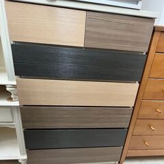 ?オシャレ家具?6段チェスト タンス?衣類収納?481