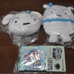 新品⭐️クレヨンしんちゃん⭐️3点セット⭐️リュック🩷ぬいぐるみ...