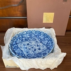 『予約済』【未使用】大皿（龍峰窯）　※箱つきの画像