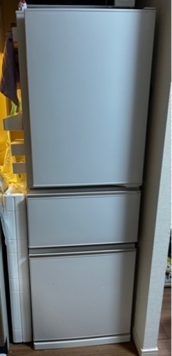【ほぼ新品】三菱製冷蔵庫 CXシリーズ マットホワイト MR-CX27G-W (3ドア /右開き /272L) 2022年購入
