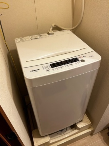 ハイセンス 全自動 洗濯機 5.5kg ホワイト HW-K55E
