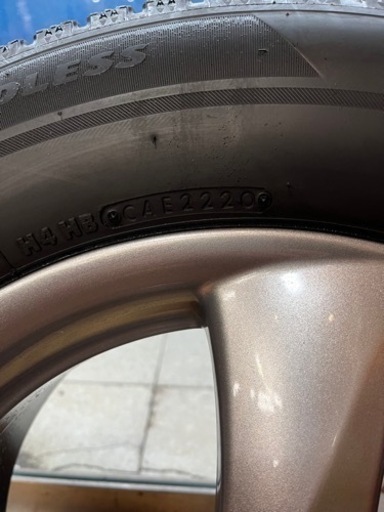 ◆PCD 114.3-5H◆ブリヂストン スタッドレス ブリザックVRX2　215/65R16 ホイールセット【リサイルマート下関店】