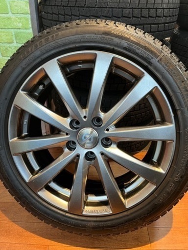 ◆VOLVO V40など◆スパルコ 17インチ スタッドレスタイヤホイールセット【 リサイクルマート下関店】