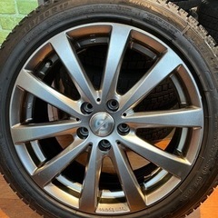 ◆VOLVO V40など◆スパルコ 17インチ スタッドレスタイヤホイールセット【 リサイクルマート下関店】の画像