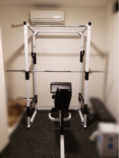 スポーツ フィットネス、トレーニング　パワーラックジムセット