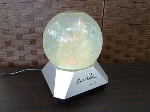 エルヴィスプレスリー ボールランプ スノードーム 高さ20㎝ LED ウォータードーム Elvis エルヴィス プレスリー 札幌 北2