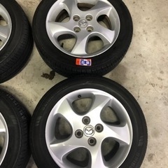 デミオDY.15インチのタイヤホイールセット最終値下げしましたの画像
