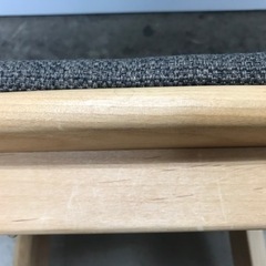 K2402-066 スツール 34.5×28×41cm キズあり 中古の画像