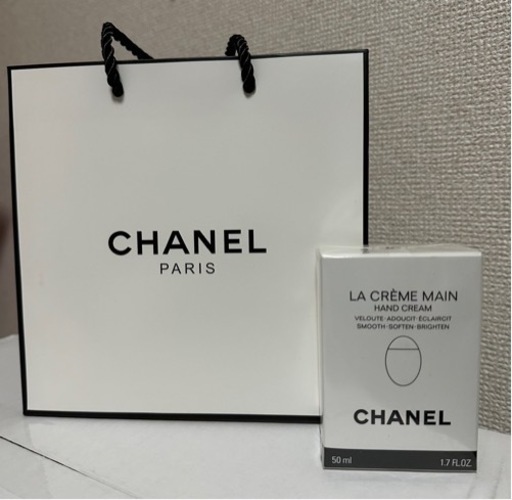 ラクレームマン　CHANEL LACREMEMAIN  シャネル　ハンドクリーム　ハンドケア　ネイルケア　ショッパー