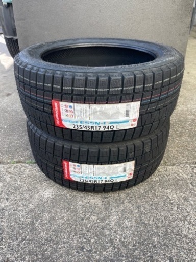 203-2）未使用2本在庫処分！235/45R17ナンカンスタッドレス！21年製！別途はめ替えも対応