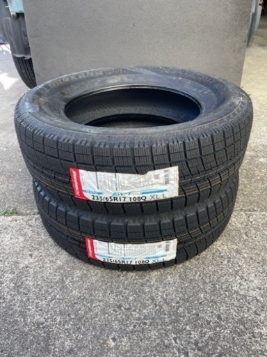 203-4）未使用2本在庫処分！235/65R17ナンカンスタッドレス！21年製！別途はめ替えも対応