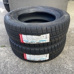 203-4）未使用2本在庫処分！235/65R17ナンカンスタッドレス！21年製！別途はめ替えも対応