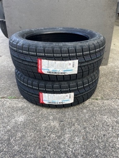 203-5）未使用2本在庫処分！185/55R16ナンカンスタッドレス！21年製！別途はめ替えも対応