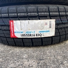 203-5）未使用2本在庫処分！185/55R16ナンカンスタッドレス！21年製！別途