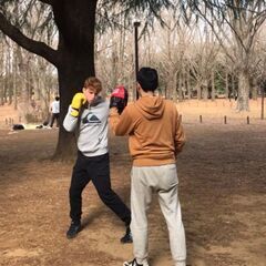 2月 代々木公園でミット打ちやります！ - スポーツ