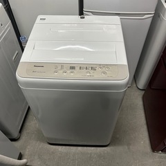 お買得☆美品☆2019年製☆パナソニック☆5kg☆ホワイト色☆激安洗濯機☆