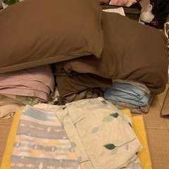 夏掛け布団、ボアシーツ、シーツ、掛け布団カバー、枕セットの画像