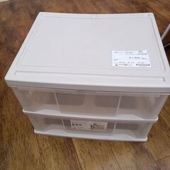 ★ジモティ割あり★  衣装ケース ベージュ H46×D53×W6...