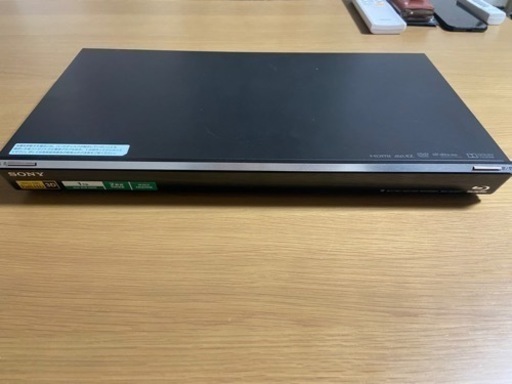 SONY製　ブルーレイレコーダー