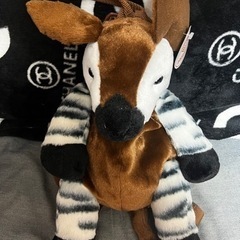 【未使用】ズーラシア　オカピ　ぬいぐるみリュック　定価2500円程