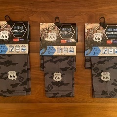 3枚セット！瞬間冷却アームカバーROUTE66