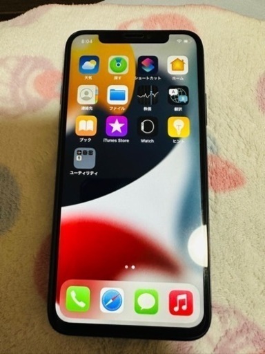 美品iPhoneX 256GB新品大容量バッテリー交換済み