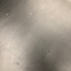 2人掛けソファー 合皮 ブラック【トレファク上福岡】