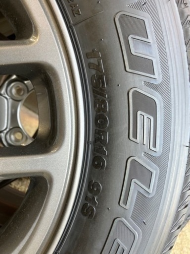 JB64ジムニー　純正アルミホイール+タイヤ　4本セット　新車外し