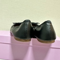 バレーシューズ 25cm 黒 スクエアトゥ 美品の画像