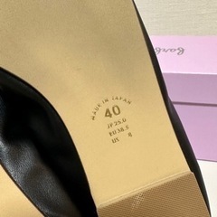 バレーシューズ 25cm 黒 スクエアトゥ 美品の画像