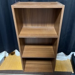 【相談中】棚　カラーボックス　ダークブラウン