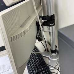 Acer 24インチ ワイド 液晶モニター V236HL エイサー 23型 PCモニター　モニターアーム付き（サンワ）モニター2台セットの画像