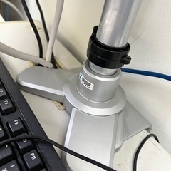 Acer 24インチ ワイド 液晶モニター V236HL エイサー 23型 PCモニター　モニターアーム付き（サンワ）モニター2台セットの画像