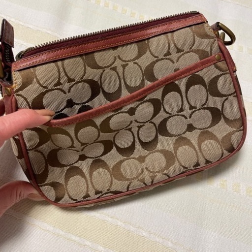 coach シグネチャー　ハンドバッグ