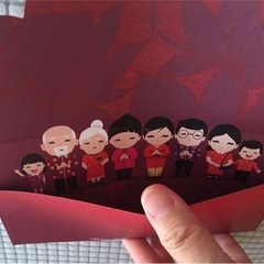 旧正月 利是袋/紅包/お年玉袋/ポチ袋　8枚の画像