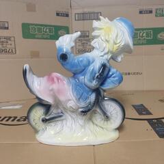 セトモノ　ピエロ　貯金箱の画像