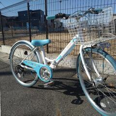 子供自転車24インチ 6段変速オートライトの画像