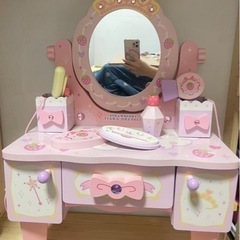 値下げ中！！マザーガーデン　ドレッサー女の子玩具　ピンク美品　メイクお化粧の画像