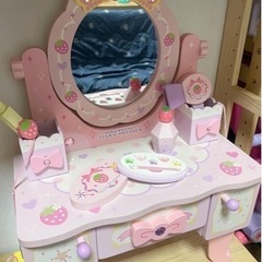 値下げ中！！マザーガーデン　ドレッサー女の子玩具　ピンク美品　メイクお化粧の画像