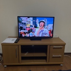 テレビ、テレビ台セットでの画像