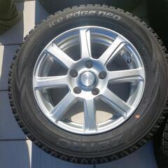 235/65R17 バリ山　スタッドレスタイヤ　４本 美品！バリ山ミニバンスタッドレスホイール4本セット195/65R15 6j