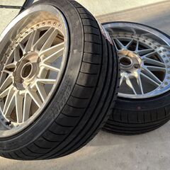 WORK レザックス REZAX 17インチ 9j 2本 希少品の画像