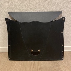 SOLCION 折りたたみ椅子 パタット320 PATATTO320 ブラック 高さ32cm PT3205の画像