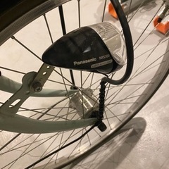 【かご大きめ/自動ライト】自転車の画像