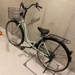 【かご大きめ/自動ライト】自転車の画像