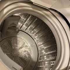 洗濯機　竿付きの画像